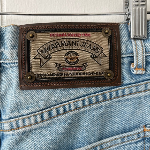 Vintage Armani Classic Denim Jeans | Size 6 - Picture 3 of 4